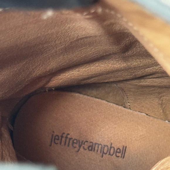 Jeffrey Campbell Anthropology Dagget Western Rodeo Black Leather Boho Chic Sz 10 - Picture 8 of 10